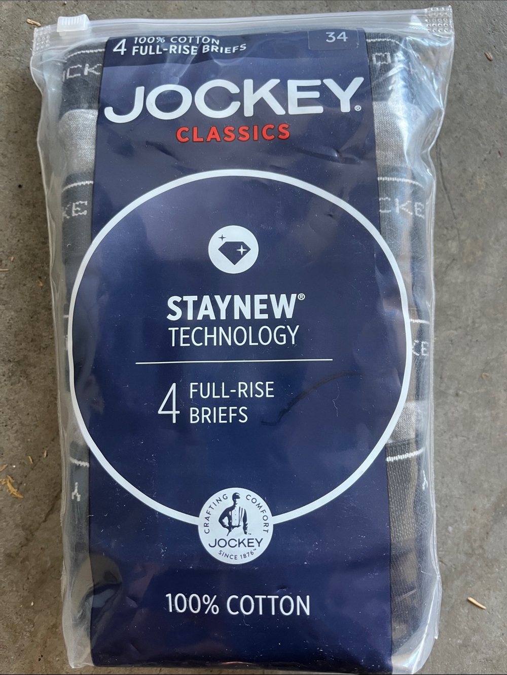Jockey 4-Pack Full-Rise Briefs